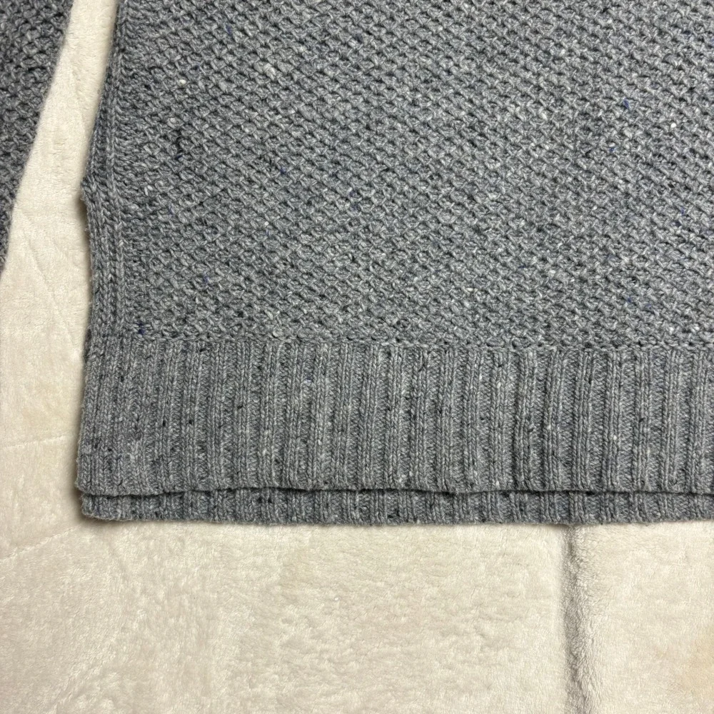 Lauren Ralph Lauren Women Turtleneck Sweater Medium Gray Speckled Cozy Winter - Picture 7 of 15